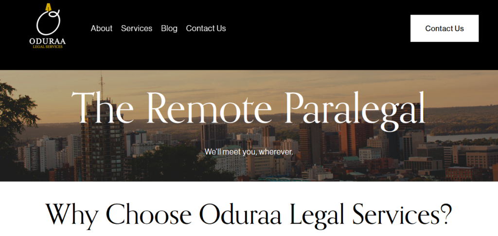 paralegal business in ontario
