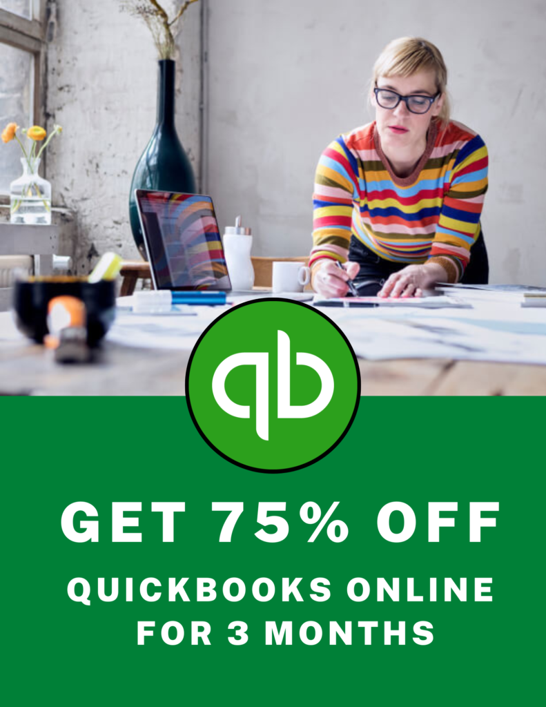 quickbooks 75% off