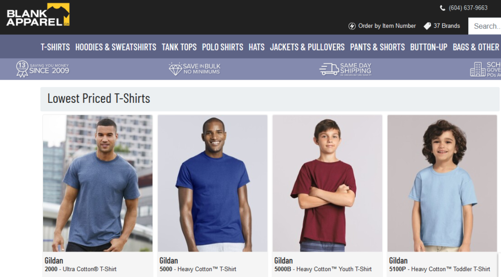 Raglan Shirts - Cotton Best - Wholesale T shirts & more in Toronto