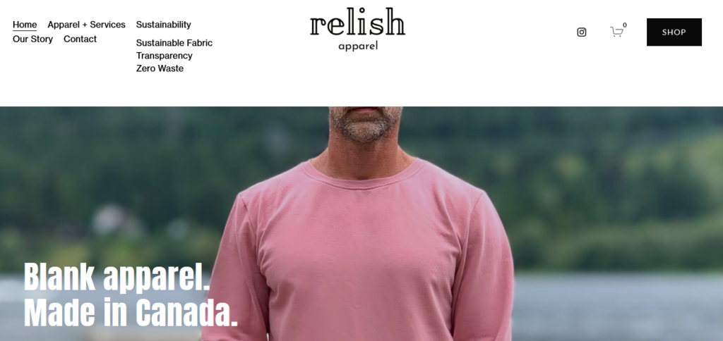 eco-friendly blank shirts made in canada. customizable shirts in canada.