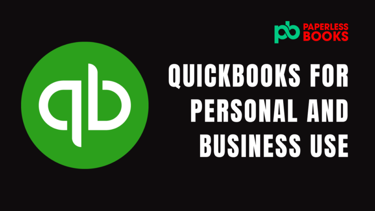 can you use quickbooks for business and personal?