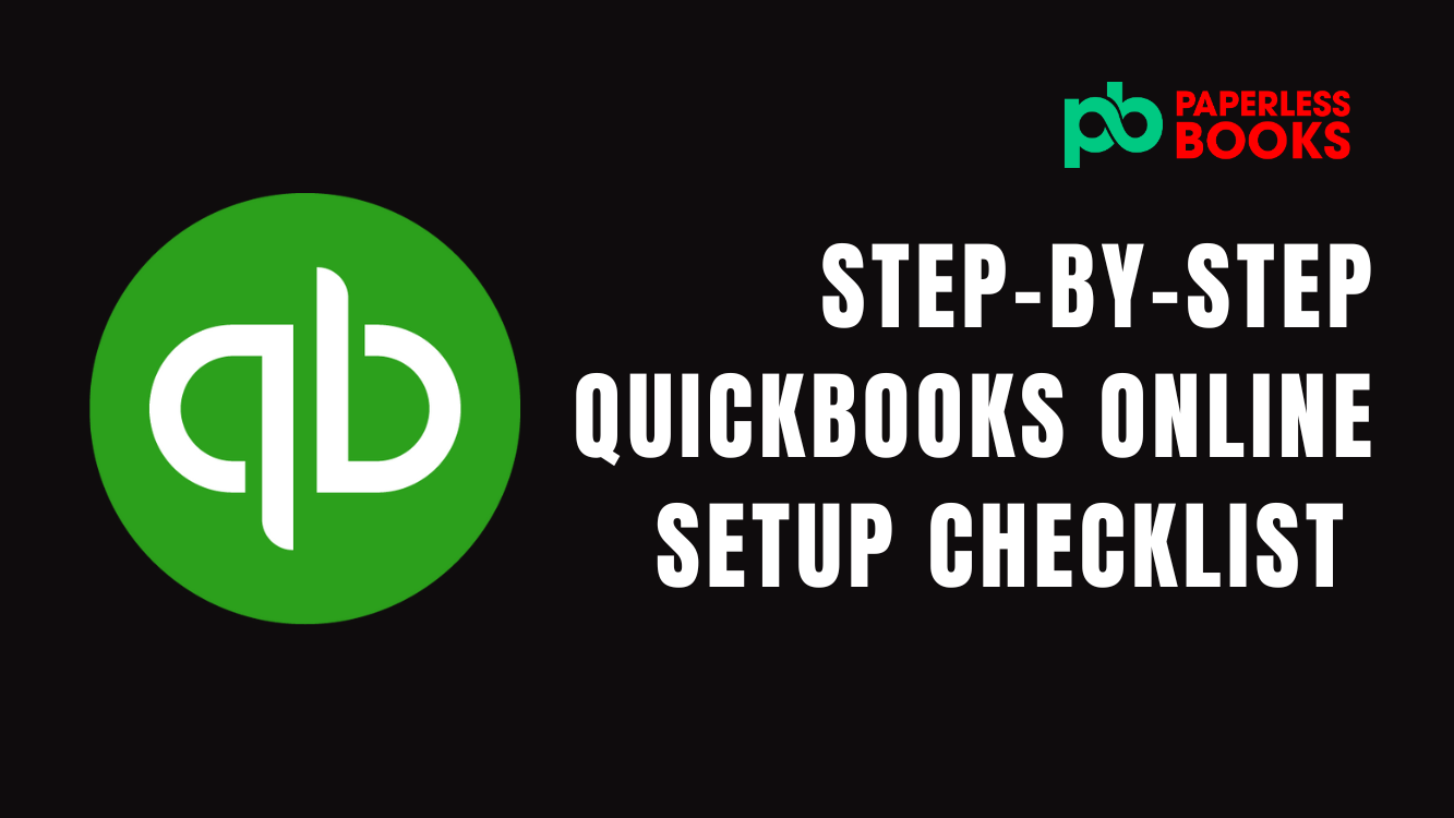 how to setup quickbooks online checklist