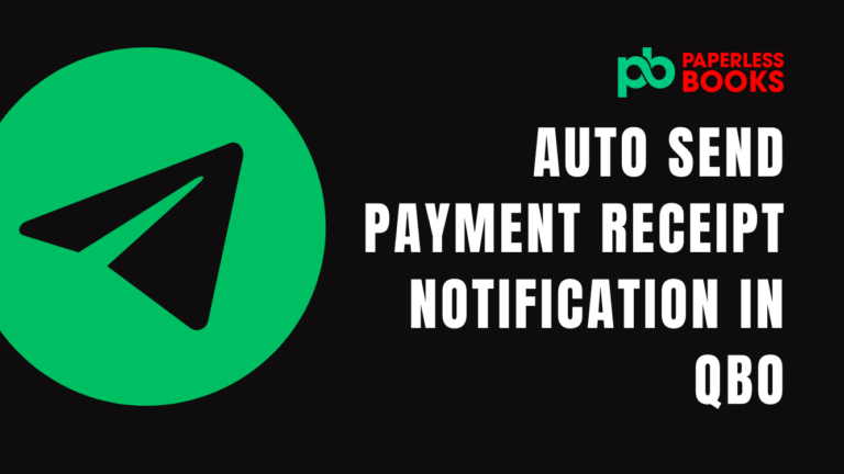 automatically send payment receipts notifications to customers using quickbooks online