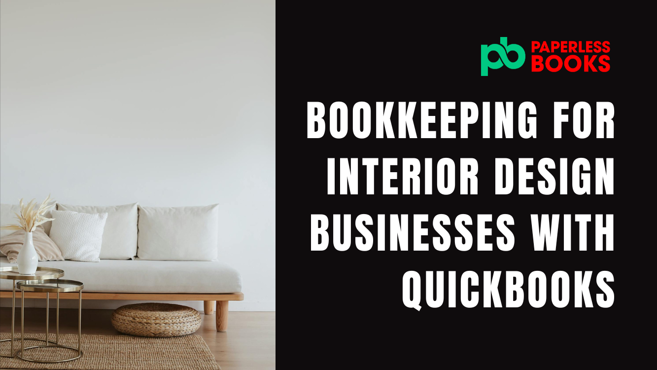 bookkeeping for interior design business