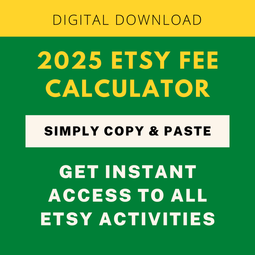 etsy fee calculator 2025