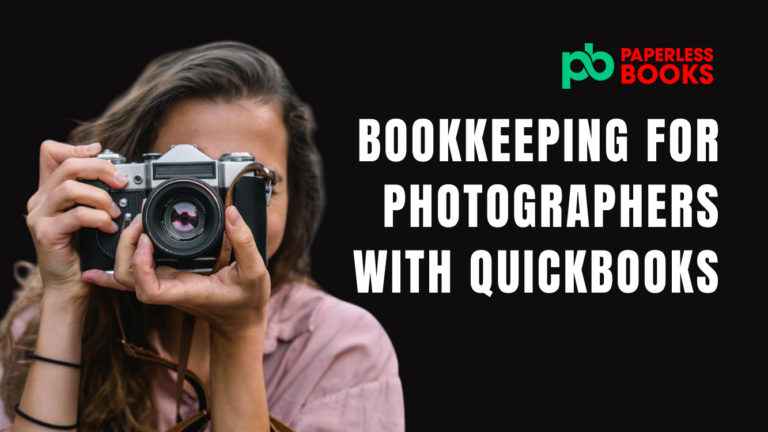 bookkeeping for photographers using Quickbooks