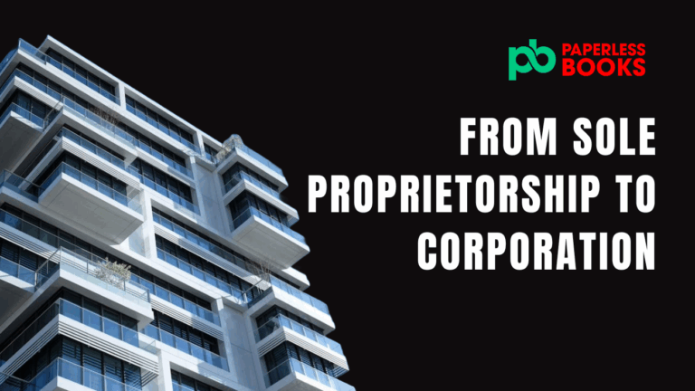 from sole proprietorship to corporation