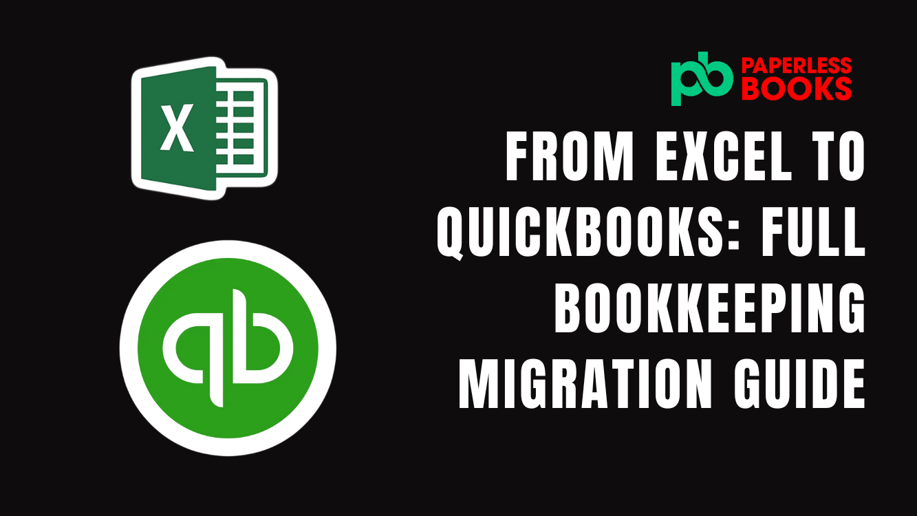 how to move bookkeeping from excel to quickbooks online