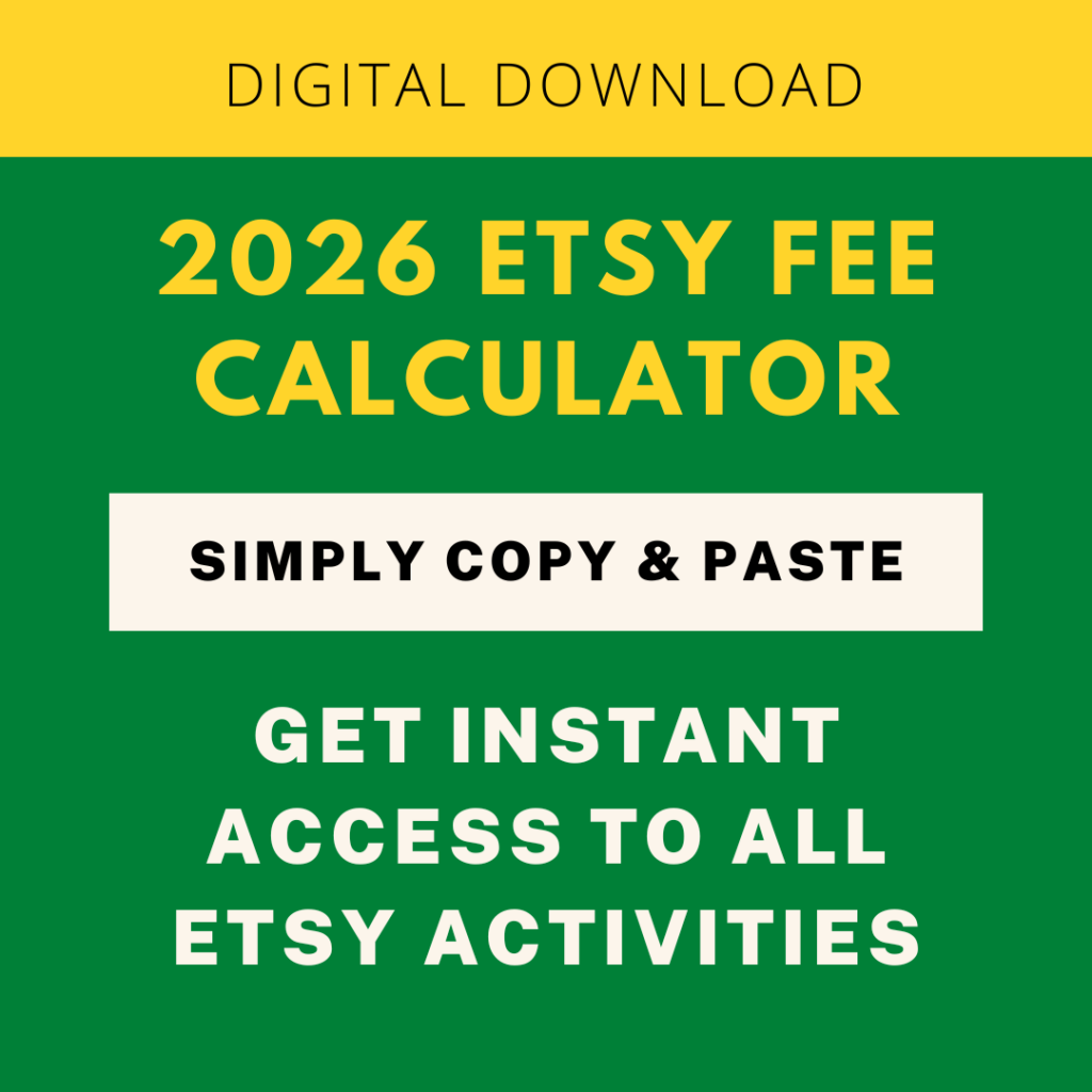 2026 etsy fee calculator